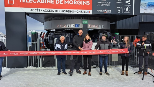 La télécabine de Morgins a été inaugurée en grande pompe